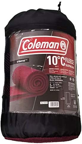 コールマン Coleman フリース スリーピングバッグ 封筒型 （ブラックベリー）