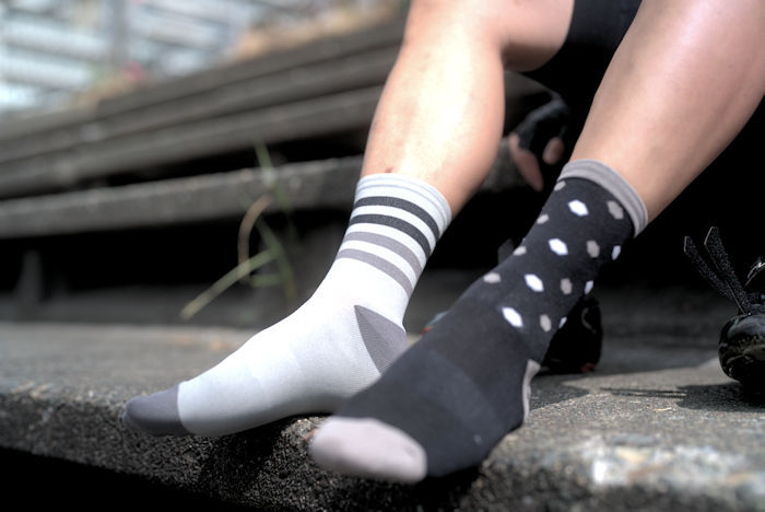  cycle носки Dot&Stripe Monotone Socks точка and полоса Monotone носки модный лето шоссейный велосипед 