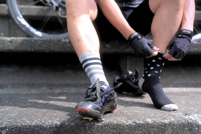  cycle носки Dot&Stripe Monotone Socks точка and полоса Monotone носки модный лето шоссейный велосипед 