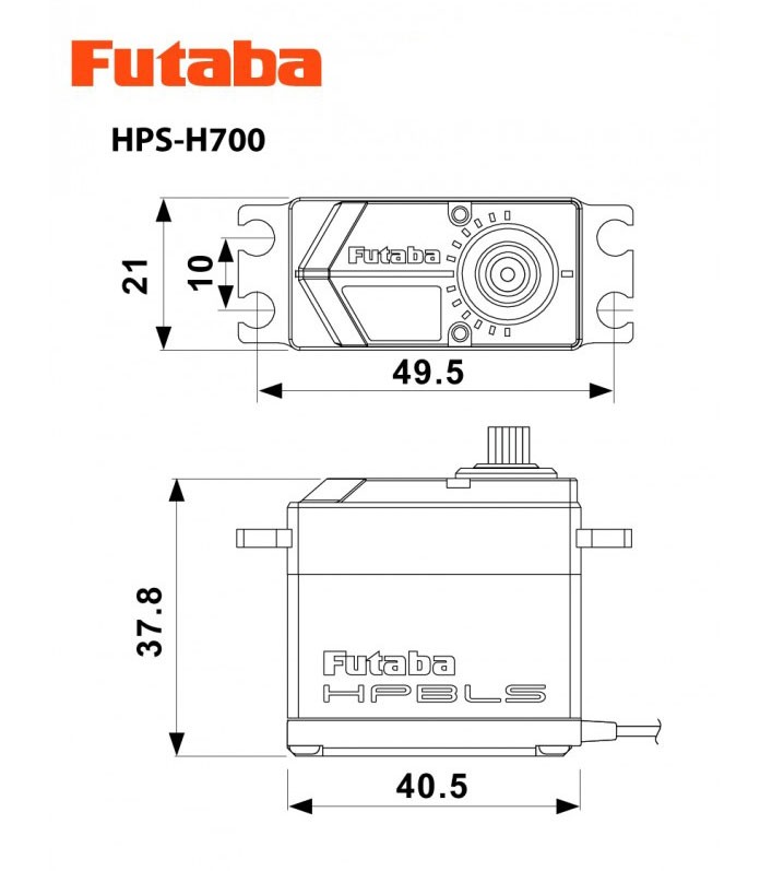 双葉電子工業 サーボ 大型ヘリ HPS-H700 031779 ラジコンパーツ、アクセサリーの商品画像