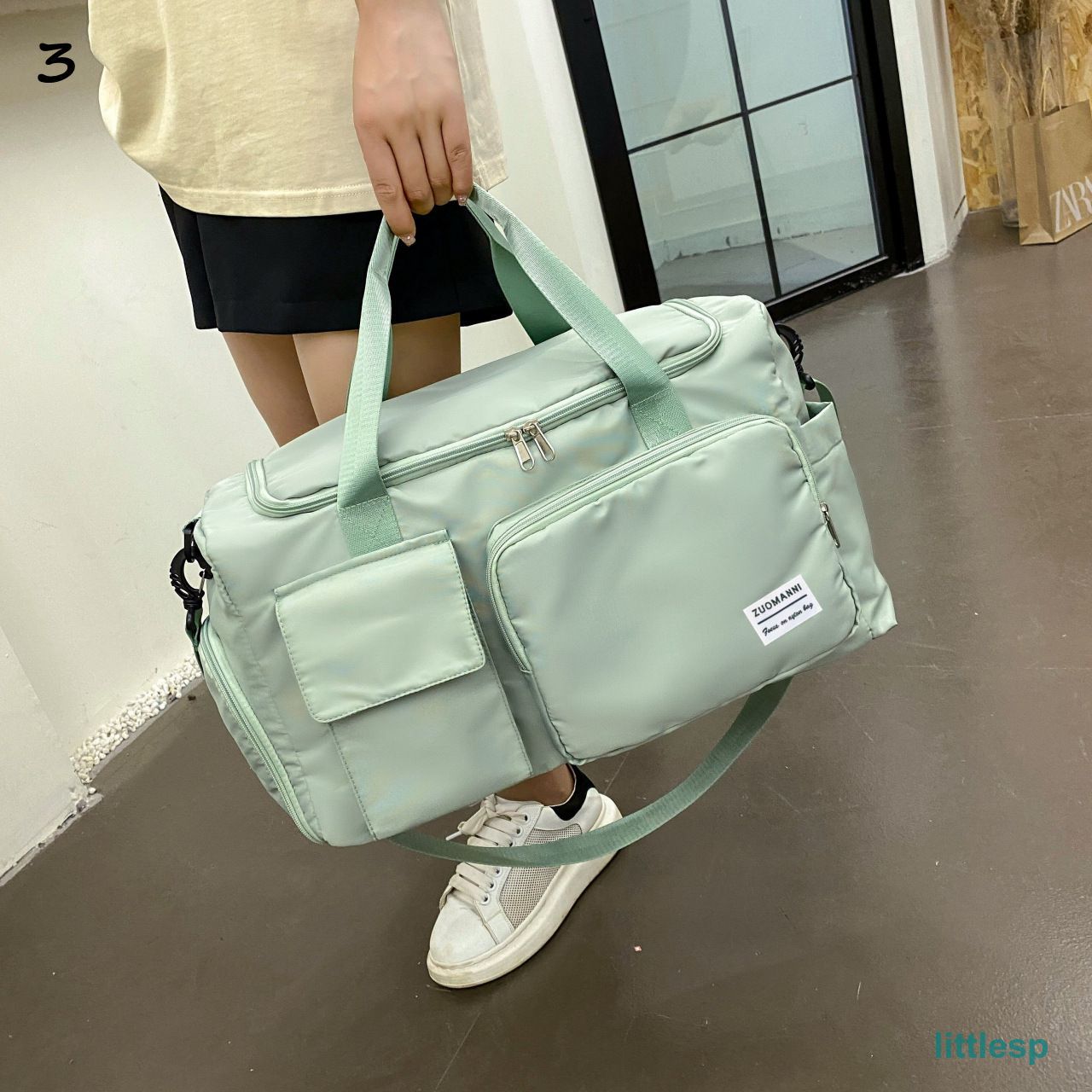 [7. карман ] сумка "Boston bag" женский мужской 4WAY дорожная сумка портфель большая вместимость Carry on сумка спорт сумка .. разделение обувь место хранения машина внутри принесенный 