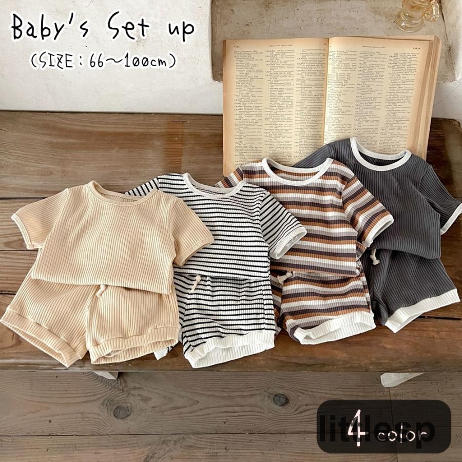  выставить верх и низ в комплекте cut and sewn шорты шорты baby младенец мужчина девочка tops низ короткий рукав круглый вырез раунд шея 