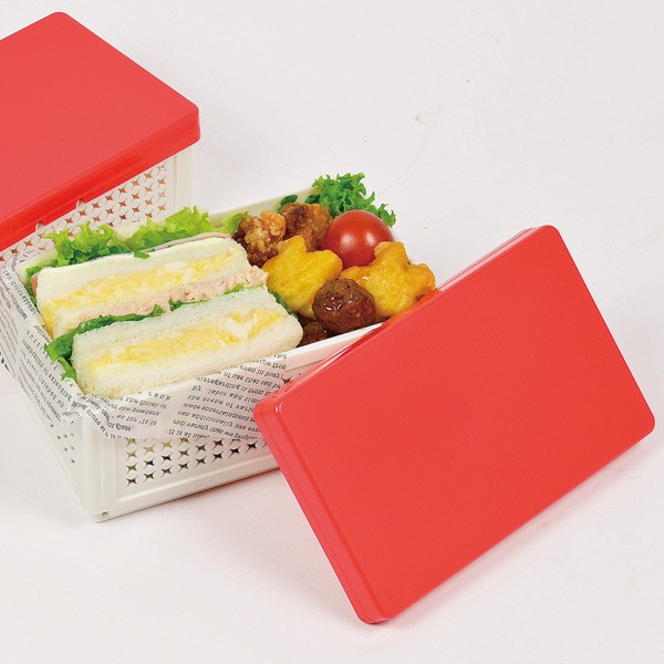 o lunch box Lennon folding lunch box sandwich case ( lunch box bulkhead . attaching sandwich compact )