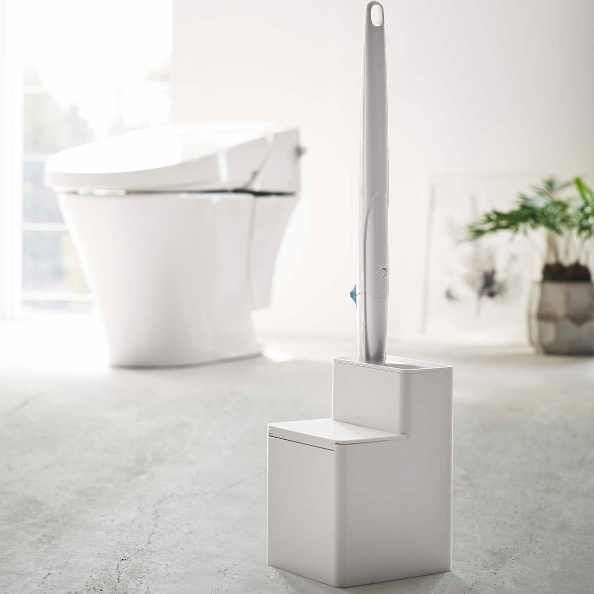 tower... toilet brush stand only ( tower Yamazaki real industry toilet brush storage disposable toilet cleaning cleaning toilet brush stand )