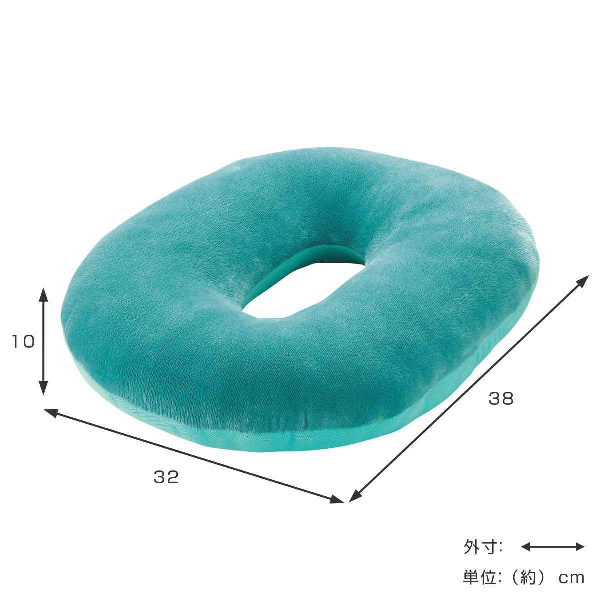  jpy seat cushion pelvis jpy seat cushion 38×32cm ( cushion doughnuts cushion postpartum hemorrhoid pelvis zabuton low repulsion urethane hole cushion chair for )