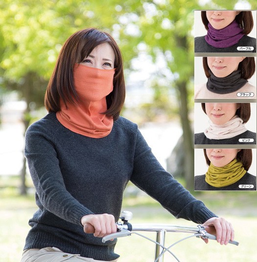  почтовая доставка бесплатная доставка cell Van шелк хлопок марля маска защита горла "neck warmer" 