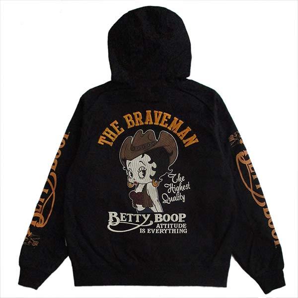 The BRAVE-MAN BETTY BOOP パーカー ベティーブープ ZIPパーカー Betty Boop メンズ レディース The