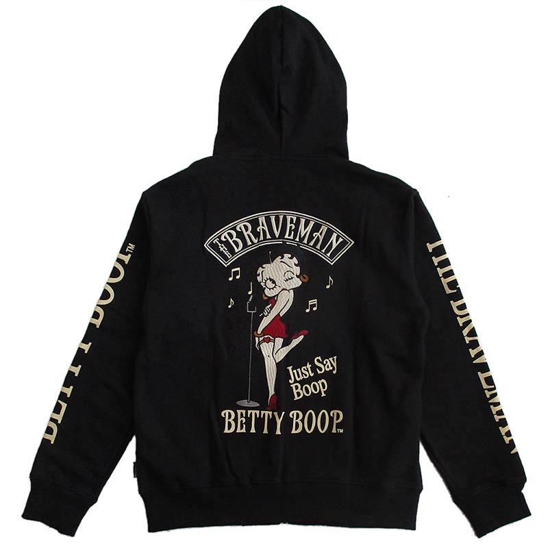 The BRAVE-MAN BETTY BOOP パーカー THE BRAVE MAN BETTY BOOP ブレイブマン ベティブープコラボ