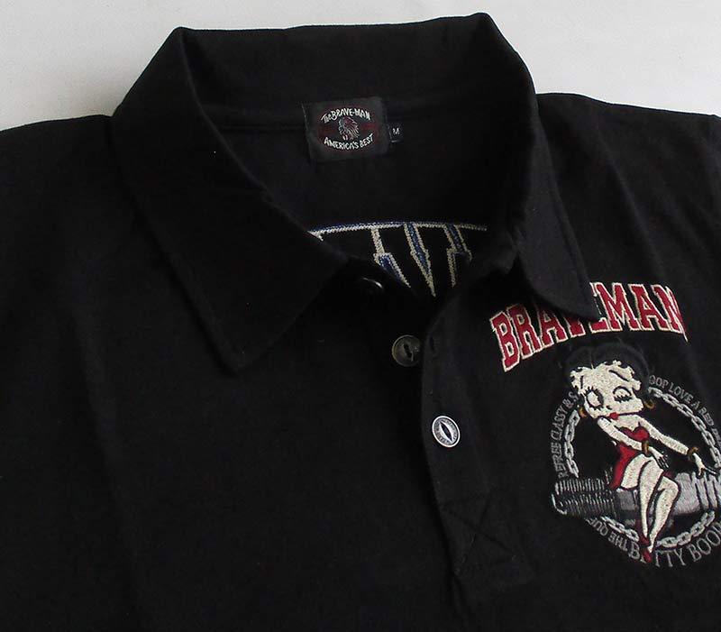 ベティーブープ ポロシャツ 半袖 Betty Boop メンズ レディース ザ