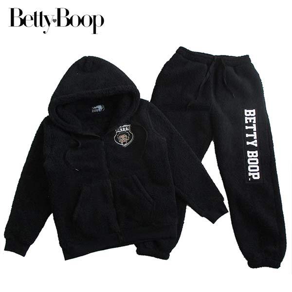 ベティ・ブープセットアップ ベティーブープ Betty Boop ボアセットアップ（上下セット）パーカー