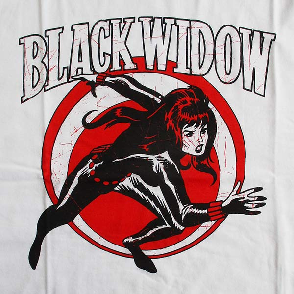 【ブラック・ウィドウ】Tシャツ① Sサイズ Tシャツ メンズ 半袖 ブラック・ウィドウ Black Widow MARVEL マーベル