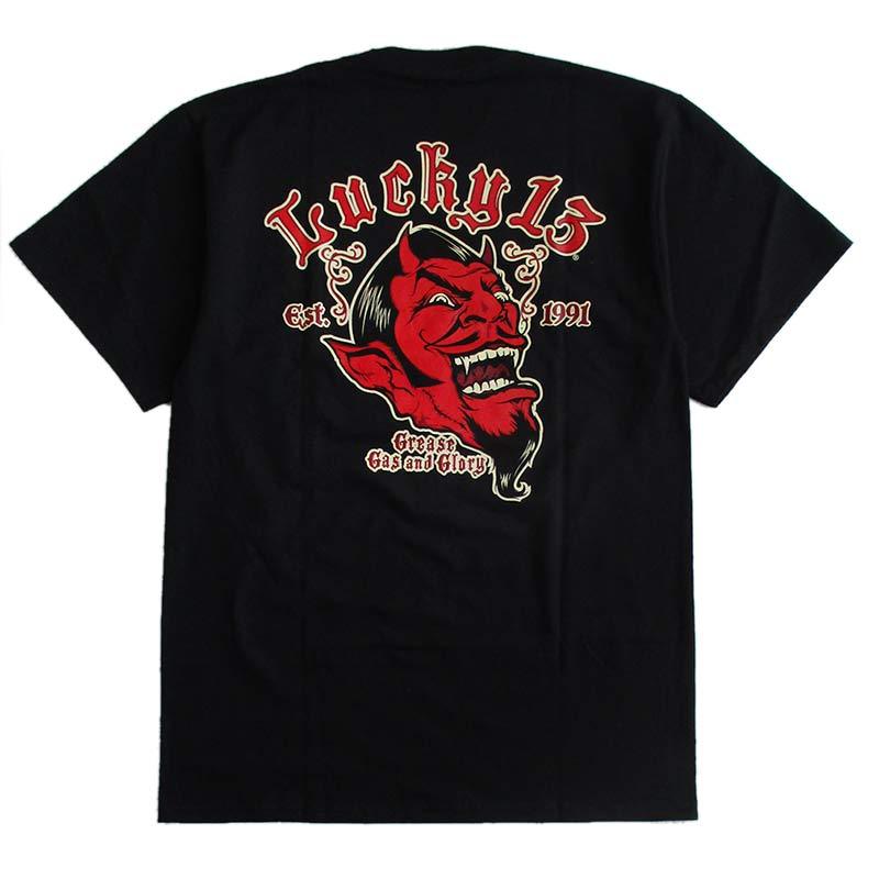 Lucky 13 ラッキー13 LUCKY13 Tシャツ メンズ 半袖 TATOO ロカビリー