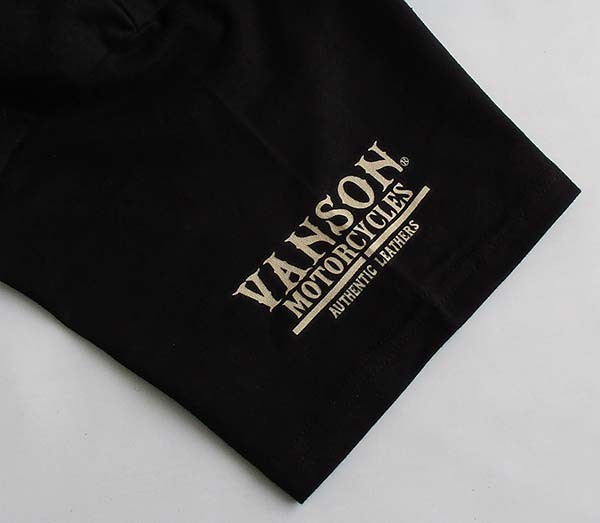 VANSON ポロシャツ 半袖 メンズ バンソン スカル 刺繍 : LL