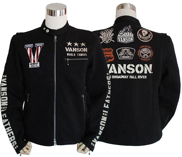vanson ライダーズジャケット sanshin_221204-nvsz-2215