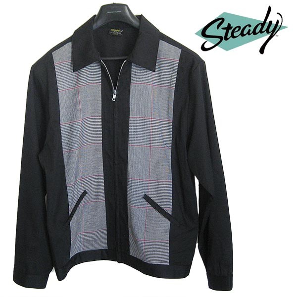 有名なブランド ギャバジャン ギャバジンzipジャケット ロカビリー ステディークロージング Clothing Steady メンズ スイングトップ サイズ L Pathwaysfl Org