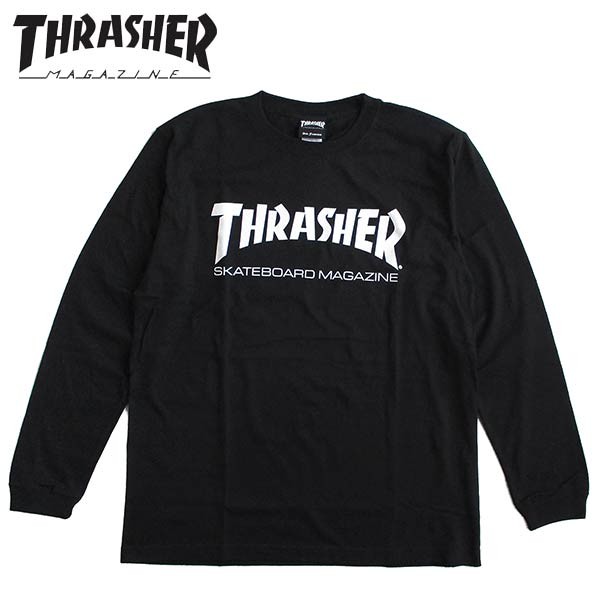 90s THRASHER スラッシャー ロンT THRASHER 長袖Tシャツ メンズ スラッシャー ロンT レディース