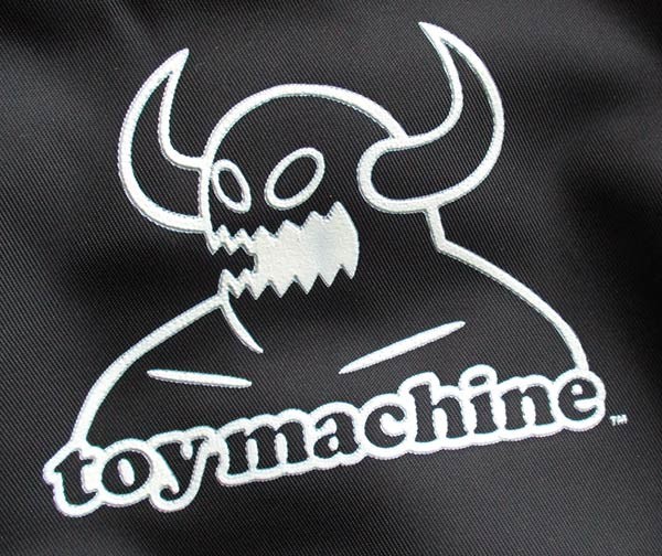 TOY MACHINE スタジャン 黒　M TOY MACHINE (トイマシーン) Hirotton monster bomber jacket