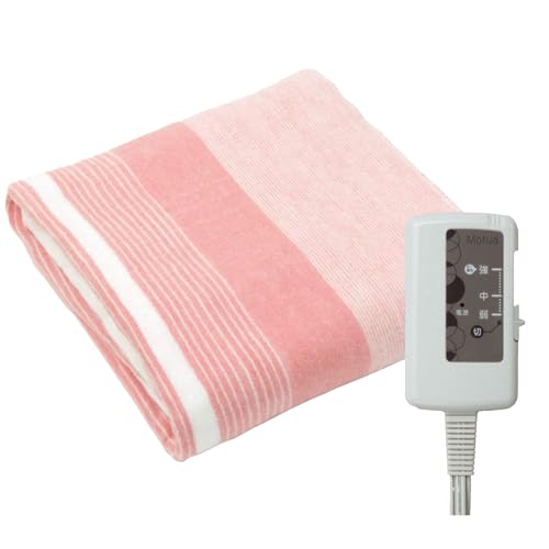 Mofua 電気かけしき毛布 MCK551P （ピンク/ストライプ）の商品画像