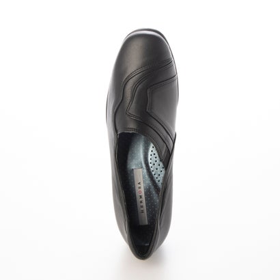 eremo-saHERMOSA [ сделано в Японии ] мягкость натуральная кожа легкий 3E ширина .... плоская обувь ( черный )