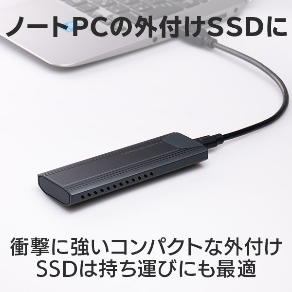 M.2 SSD case attached outside high speed transfer NVMe correspondence PS4 / PS5 USB-C Type-C Type-A height .. data . line soft attaching 1 year guarantee Logitec LHR-LPNVW02UCDS