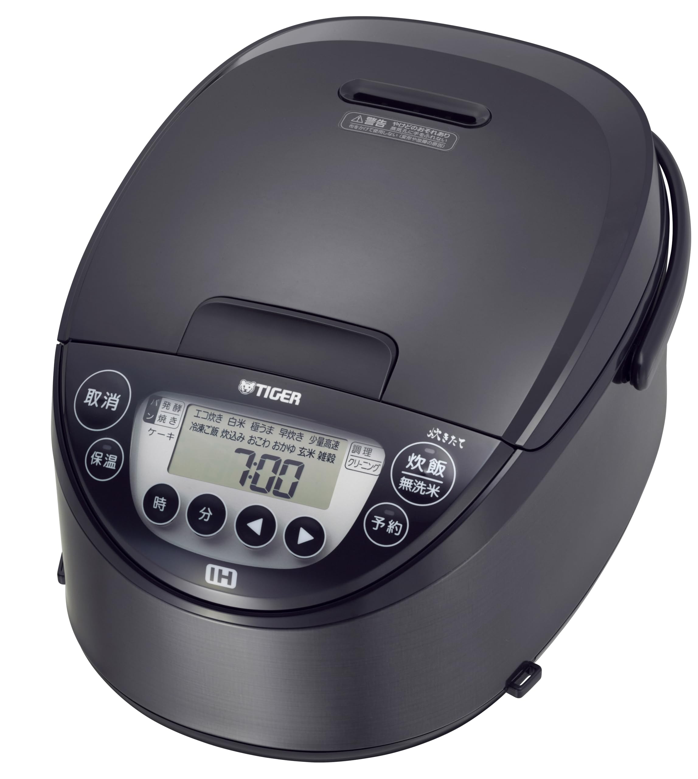 TIGER IH炊飯器 JPN-N100 ブラック jpn-n_mv01_pc-