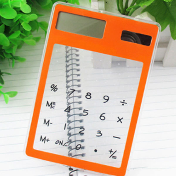 電卓 おしゃれ かわいい 透明 スケルトン ソーラー 電池不要 タッチパネル式 送料無料 0q Calculator ロールショップ 通販 Yahoo ショッピング