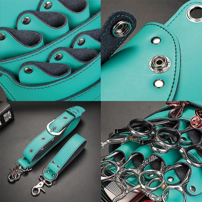 シザーケース 美容師 トリマー 7丁 本革 牛革 おしゃれ かわいい