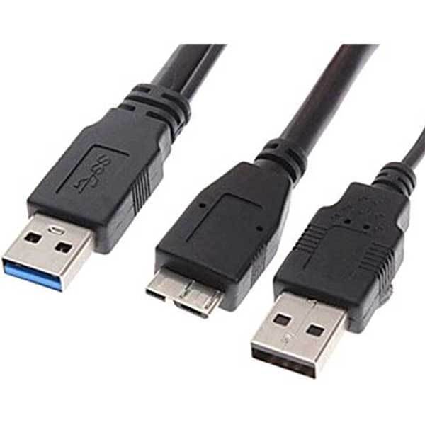 USBケーブル Y字 二股 W電源ケーブル 電源ケーブル ケーブル USB