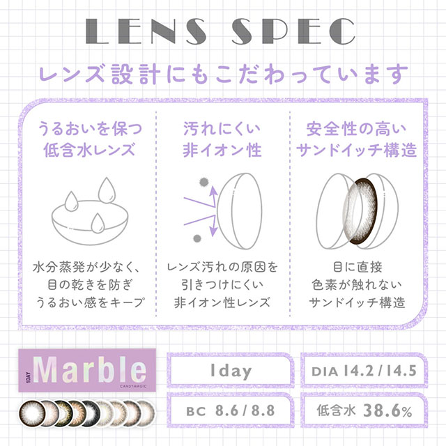 kala темно синий раз есть мрамор one te-Marble 1day 1 коробка 10 листов входит 14.2/14.5mm 1day 1 день одноразовый популярный реальный медведь .. почтовая доставка бесплатная доставка ONE DAY