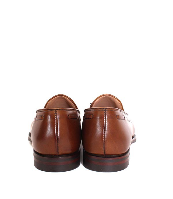 CROCKETT&amp;JONES Crockett & Jones CAVENDISH3/kya Ben тарелка 3 темно-коричневый кисточка Loafer машина f кожа 
