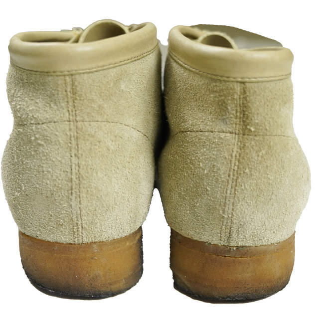 Clarks Clarks Wallabeewala Be 35405 8(26cm) песочный бежевый замша блинчики подошва обувь f1032