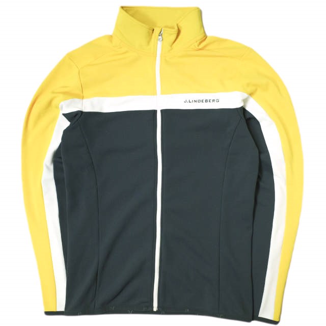 J.LINDEBERG J Lindberg M JARVIS MID LAYER JACKET mid re year jersey 56MS670465646 M yellow jersey -