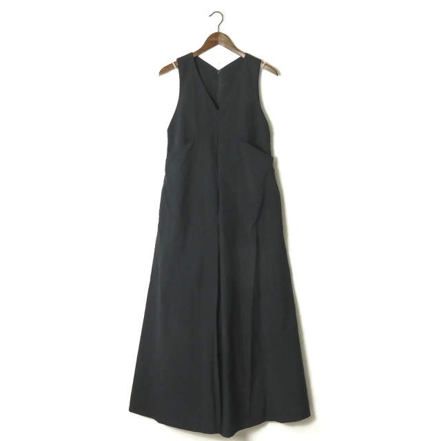 LIMI feu Limi feu 18SS сделано в Японии нейлон безрукавка все в одном LV-D20-601 S черный Jump костюм One-piece 