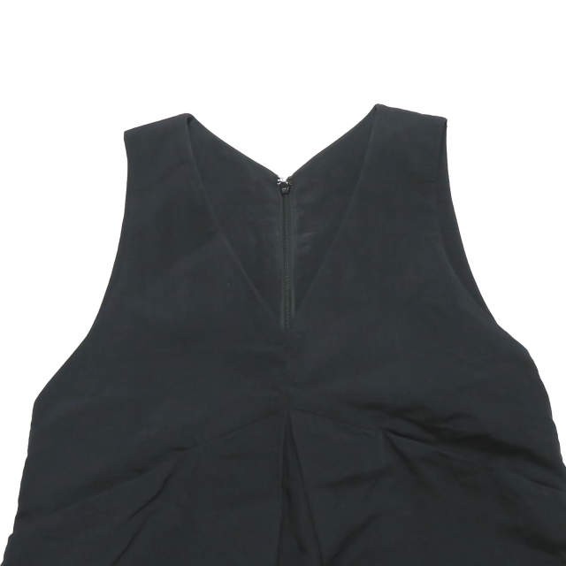 LIMI feu Limi feu 18SS сделано в Японии нейлон безрукавка все в одном LV-D20-601 S черный Jump костюм One-piece 