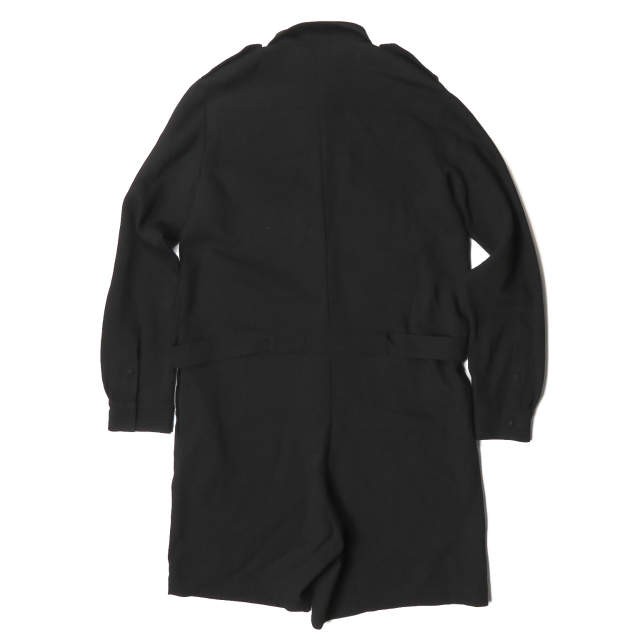  mezzo n лисица MAISON KITSUNE шерсть Safari рубашка все в одном FW14-MK-101-JS 38 черный Jump костюм длинный рукав детский комбинезон шорты 