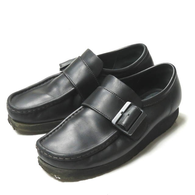  Clarks United Arrows Clarks x UNITED ARROWS специальный заказ Wallabee Monk CLFwala Be monk машина f кожа US8.5(26.5cm)monk ремешок 