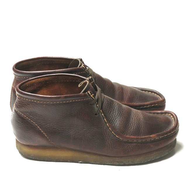 Clarks Clarks WALLABEE BOOTwala Be ботинки 35422 81/2(26.5cm) BROWN OILY чукка блинчики подошва обувь 