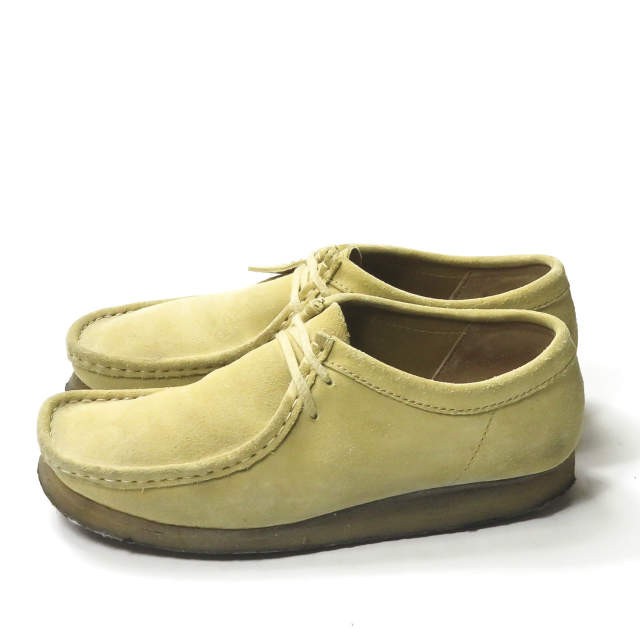  Clarks Clarks Wallabeewala Be 26103760 UK7.5(26cm) бежевый n задний блинчики подошва обувь 