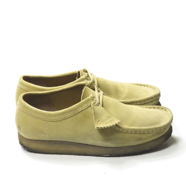  Clarks Clarks Wallabeewala Be 26103760 UK7.5(26cm) бежевый n задний блинчики подошва обувь 