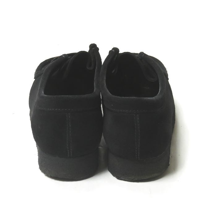  Clarks Clarks WALLABEE LO BOOT BLACK SUEDEwala Be low ботинки замша 26133279 UK8(US9) черный водоотталкивающий мокасины обувь 