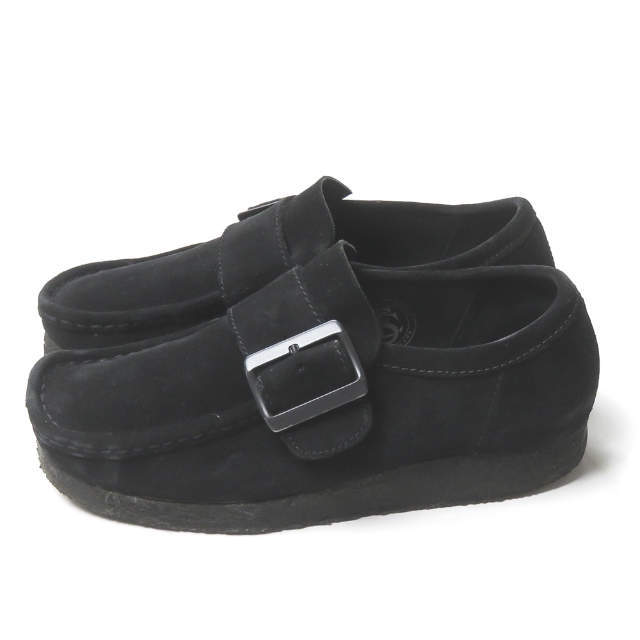 Clarks x UNITED ARROWS Clarks United Arrows Wallabee Monkwala Be monk водоотталкивающий замша US7.5(25.5cm) черный mc67486