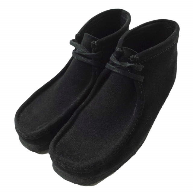 Clarks Clarks WALLABEE BOOTwala Be ботинки 261555 UK8(27cm) BLACK ботинки чукка мокасины блинчики подошва замша mc68449