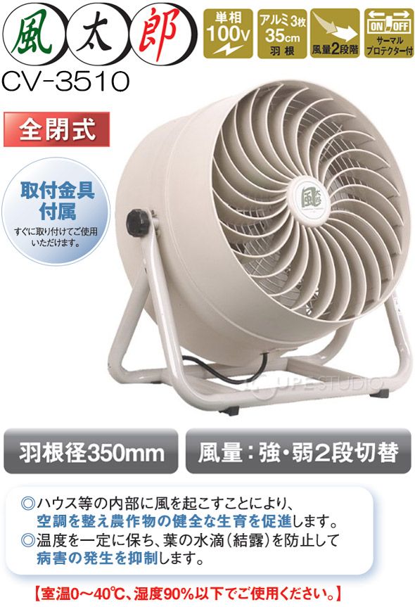 ナカトミ 35cm循環送風機 CV-3510 工場扇、工場扇風機の商品画像