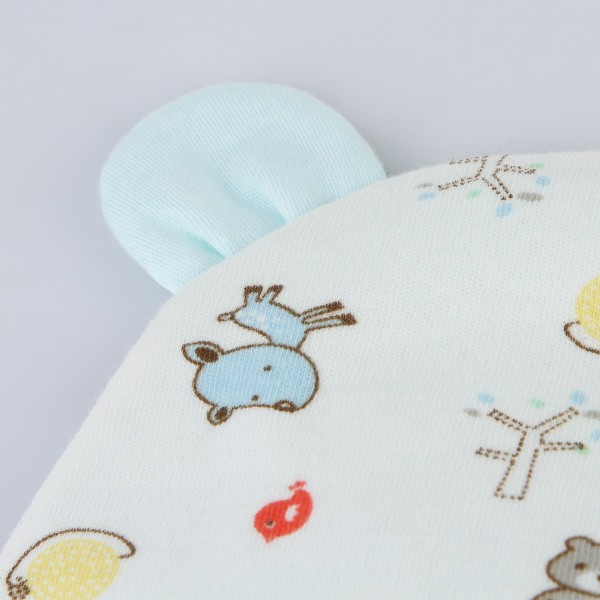  новорожденный шляпа младенец baby шляпа колпак козырек хлопок мягкий Kids девочка мужчина уголок имеется симпатичный выход ультрафиолетовые лучи меры голубой 