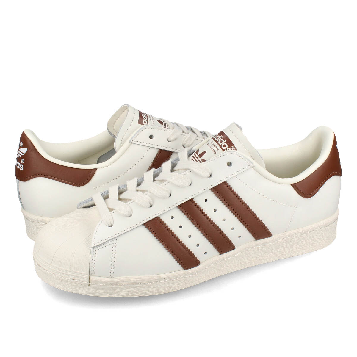 adidas SUPERSTAR 82 "CLOUD WHITE PRE LOVED BROWN OFF WHITE" IF6199 （クラウドホワイト/プリラブドブラウン/オフホワイト） adidas Originals SUPERSTAR メンズスニーカーの商品画像