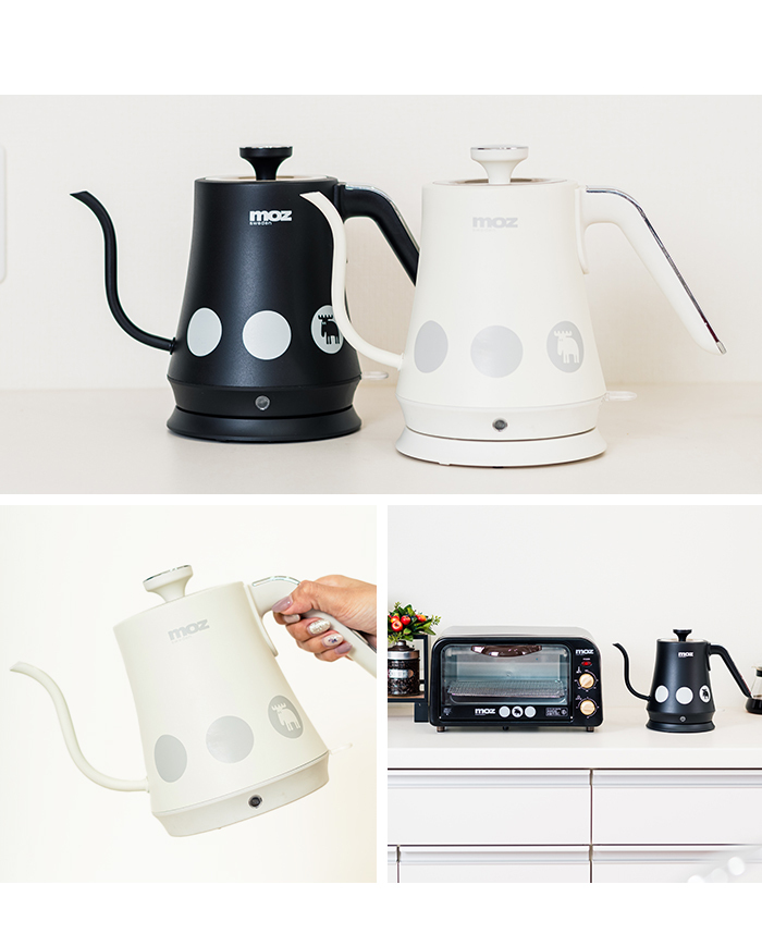 moz（モズ） 電気ケトル ドリップケトル おしゃれ 電気 ポット 送料