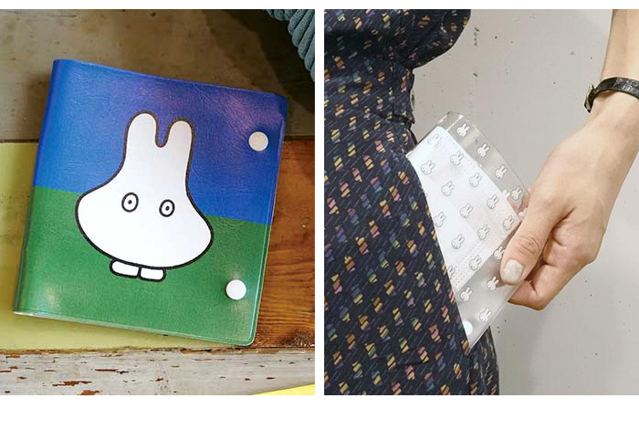 HEMING'S メール便 送料無料 miffy マスクケース オクマ okuma