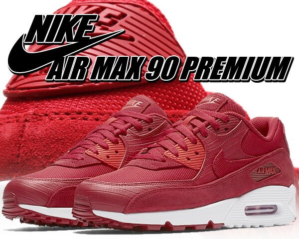 NIKE AIR MAX 90 PREMIUM "GYM RED" 700155-602 （ジムレッド/ホワイト/ハバネロレッド/ジムレッド） エア マックス エア マックス 90 メンズスニーカーの商品画像