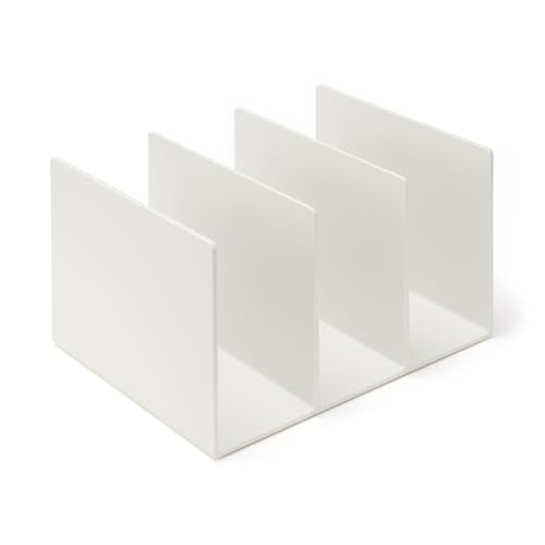 良品計画 スチロール仕切りスタンド・ホワイトグレー 3仕切・大・約270×210×160mm 02856410の商品画像