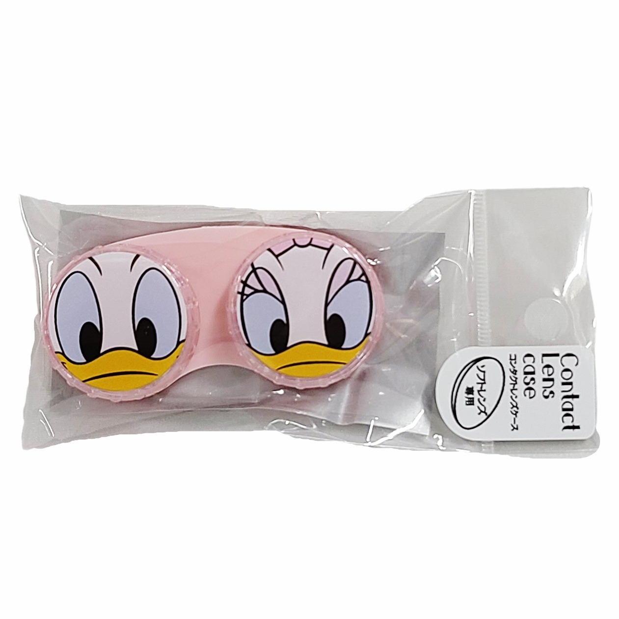  Donald &amp; daisy contact lens case Contact soft lens exclusive use Disney made in Japan 